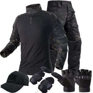 Uniforme militaire tactique, combinaison de Camouflage, chemises de chasse, pantalons, ensembles de