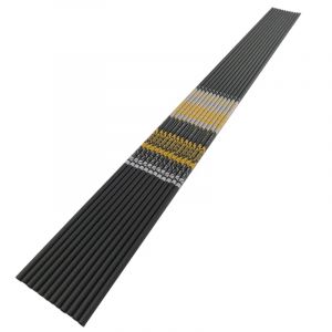 12 pi&egrave;ces tir &agrave; l'arc nouvelles fl&egrave;ches en carbone pur colonne vert&eacute;brale 300-800 ID4.2mm pour arc
