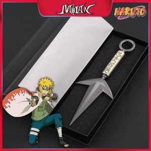 9 pouces/23 cm Anime Naruto Namikaze Minato arme volant tonnerre dieu Art Ninja accessoire Kunai