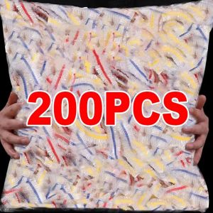 Couverture alimentaire jetable en plastique, enveloppe élastique colorée, couvertures alimentaires