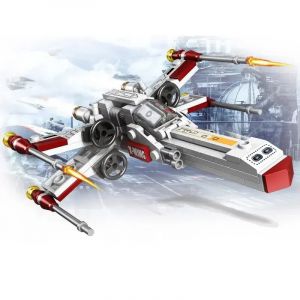 Navette spatiale MOC X Wing Fighter, blocs de construction, modèle classique, Puzzle créatif, jouet