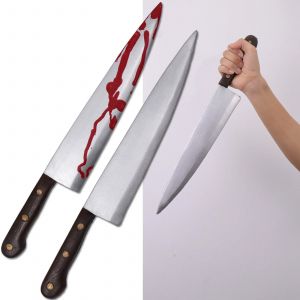 Simulation d'halloween faucille sanglante machette couteau de cuisine festival fantôme accessoires