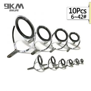 Guides de canne à pêche, Kit de réparation de canne à pêche, anneaux de ligne, ensembles d'oeil,