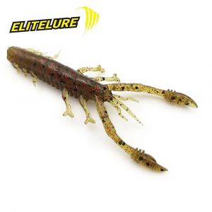 ELITELURE flottant crevettes appâts souples forte résistance à mordre écrevisse Silicone Wobblers