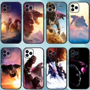 Beast Kingdom Godzillas x Kong la nouvelle coque de téléphone Empires pour iPhone 13 12 11 14 15 Pro