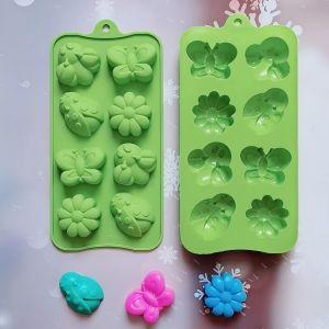 Moule à gâteau en silicone en forme d'insecte/équation/papillon, outils de cuisson, bonbons, MSI,