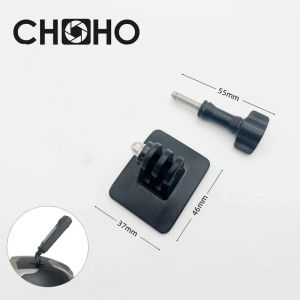 Bras de casque incurvé + autocollant Vlog, accessoires GoPro pour Gopro12 Insta360 X3 DJI OSMO