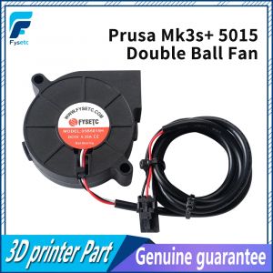 Prusa i3 MK3 MK3S + DC 5V 5015 50mm ventilateur de refroidissement Radial Double roulement à billes