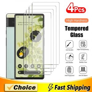 4 pièces verre HD pour Google Pixel 6 5 4A 4G 5A 5G 4 4 XL 3 3A XL Premium protecteurs d'écran en