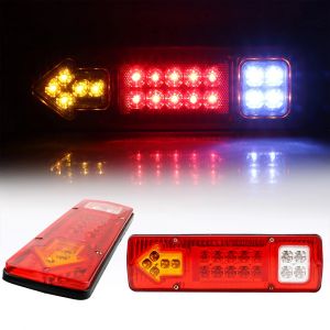 Clignotant 19LED feux arrière ensemble de feux de voiture feux Stop pour remorques camions bateau