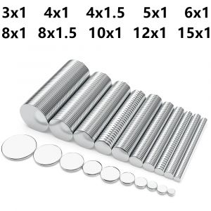 3x1/4x1/5x1/6x1/8x1/10x1/12x1/15x1mm N35 aimant néodyme aimant rond Permanent NdFeB Super fort