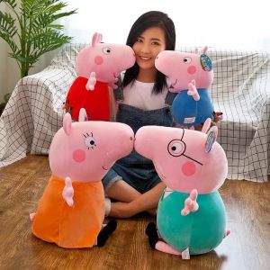 Jouet en peluche Peppa Pig mignon, Kawaii, cochon George, papa, cochon, maman, poup&eacute;e de dessin
