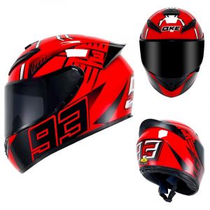 DOT unisexe casque de Moto casque complet casque de sécurité casque d'équitation en plein air Casco