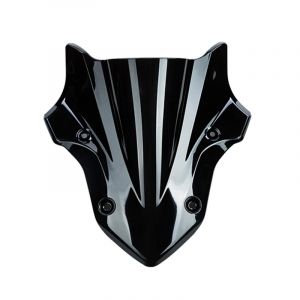 Pare-brise de moto noir, déflecteur de vent, pièces de moto, accessoires en plastique ABS, Kawasaki