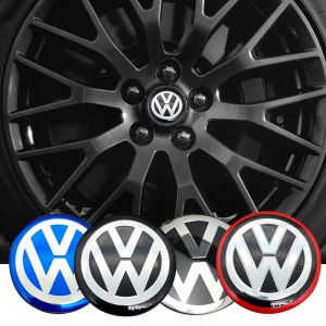 Autocollant de capuchon de moyeu central de roue de voiture, accessoires pour Volkswagen R-line R