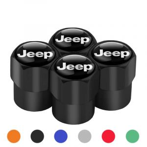 Capuchons de assujetde roue de voiture avec logo, étui à tige, style automatique, Jeep Renegade