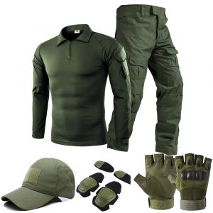 Uniforme tactique, combinaison de Camouflage d'extérieur Milit, chemises de chasse, pantalons