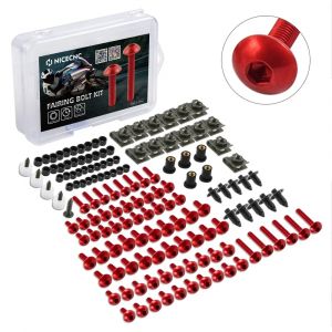 Kit d'écrou de 2,2 de carénage de vis CNC, M6, M5, Honda CBR600RR, CBR1000RR, CBR 190, ustensiles de