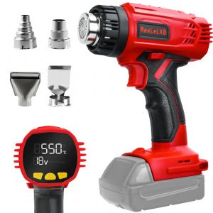 Pistolet thermique sans fil pour batterie Milwaukee 18v 122 ℉   à 1022 ℉   Pistolet à air chaud à