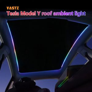 VASTZ pour Tesla mod&egrave;le Y 3 lucarne de voiture lumi&egrave;re ambiante Automobile toit ouvrant Streamer