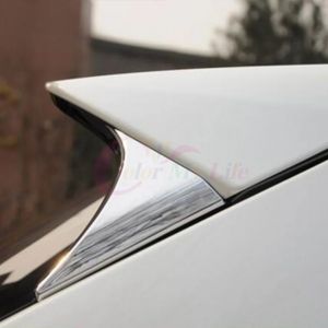 Becquet de fenêtre arrière latéral chromé, garniture triangulaire pour Nissan Qashqai J11 2015 2016