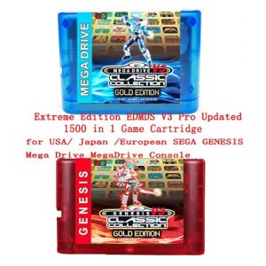Extreme Edition EDMDS V3 Pro cartouche de jeu 1500 en 1 mis &agrave; jour pour Console