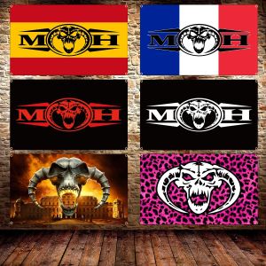 Drapeau des ma&icirc;tres de l'hardcores, 90x150CM, 3x5 pieds, banni&egrave;re imprim&eacute;e en Polyester 100% pour