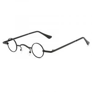 Mini lunettes de lecture rondes vintage, monture en m&eacute;tal, r&eacute;tro, or, argent, noir, clip-on,