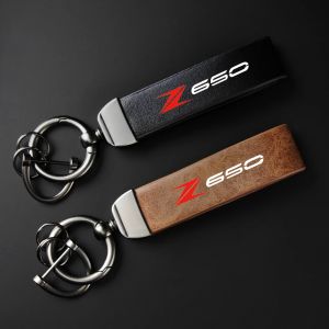 Porte-clés de moto en cuir de haute qualité, accessoires pour Kawasaki NINJA650 Z650 z ninja 650