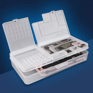 SUNSHINE SS-001A boîte de rangement en plastique multifonction pour la réparation de téléphone