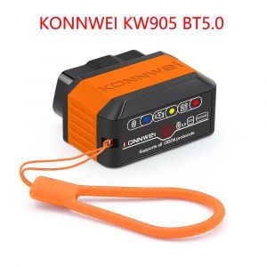 KONNWEI KW905 ELM327 V1.5 Scanners OBD2 Bluetooth 5.0 pour Android/IOS ELM 327 OBD 2 outil de