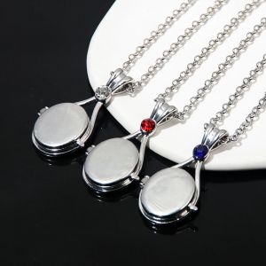TV H2O simplement ajouter de l'eau collier coquille de sirène peut ouvrir médaillon pendentif