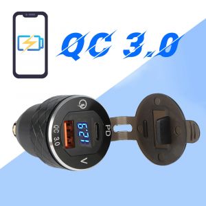 Chargeur double USB TYPE C, accessoires de moto pour BMW F800GS F650GS F750GS R1200GS R1250GS