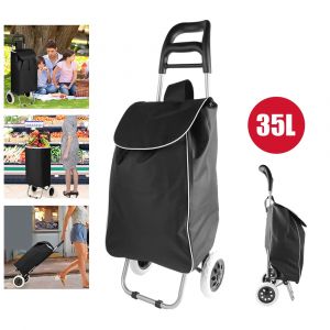 [STOCK ue] chariot de courses Portable remorque de courses remorque pliante avec chariot chariot à