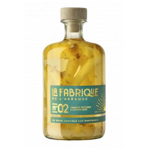 Fabrique de l'Arrangé - Rhum arrangé N°1 Ananas Victoria et Citron vert