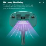 Élimination des acariens de 350 W Nettoyeur du matelas Appareil de nettoyage de lit domestique sans fil Nettoyeur de machine à vide Lampe UV Nettoyage efficace du lit