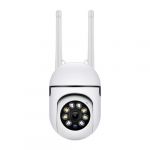 Caméra de sécurité domestique intelligente 1080P HD avec détection de mouvement de vision nocturne inclinaison de 350 degrés pour bébés plus âgés