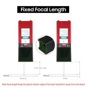 450nm 80W Module Laser Longueur Focale Fixe Tête de Gravure Laser Haute Vitesse Graveur Laser Cutter Imprimante 3D CNC Routeur Module Laser pour Bricolage Artisanat Bois Cuir Tissu Papier Découpe Gravure