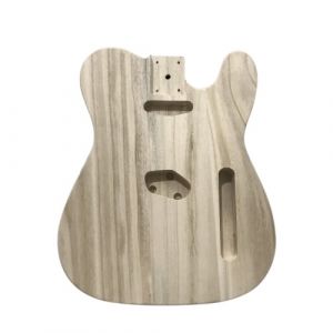 Type de bois poli baril de guitare électrique bricolage érable électrique corps de baril pour guitare de style TL