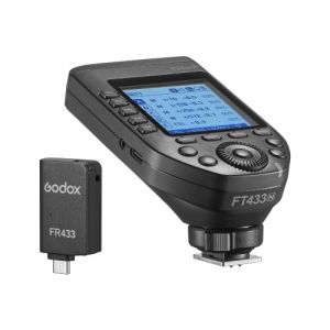 Godox FT433 TTL D&eacute;clencheur flash sans fil 433 MHz Contr&ocirc;le du signal HSS 1/8000s Contr&ocirc;le sans fil compatible avec Nikon Z9 Z8 Z7II Z7II D750 D780 D850 Godox AD Flash 200Pro II/ AD600Pro II/ AD600BM II