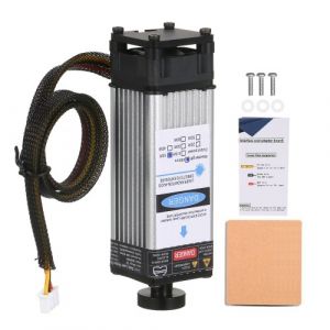 Geevorks Module laser 10 W T&ecirc;te laser de gravure 450 nm Longueur focale r&eacute;glable Gravure de haute pr&eacute;cision Plastique Cuir Bois Acrylique pour machine de gravure laser CNC Routeur Machine de d&eacute;coupe