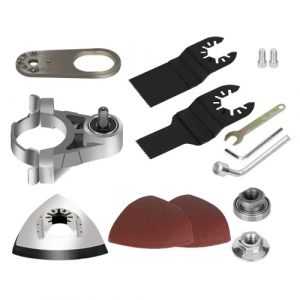 Meuleuse d'angle Refit To Polissage Ensemble d'accessoires pour outils de coupe Coupe du bois Polissage Trou ouvert Enlèvement de la rouille en métal Pelle Nails Meulage mural Ensemble d'outils de modification de l'utilitaire de ménage polyvalent Ensemble