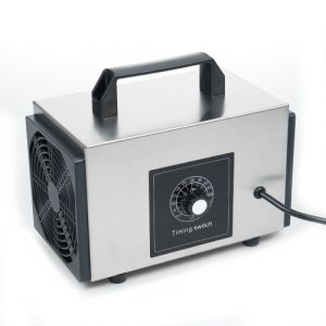 Purificateur d'air Générateur d'ozone 220 V 60 g/h Purificateur d'air Ozonateur domestique Ozoniseur d'ozone portable Générateur O₃ avec interrupteur de synchronisation pour formaldéhyde de voiture à domicile