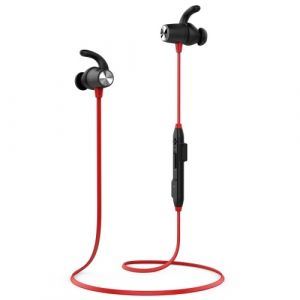 dodocool magnétiques Sport stéréo sans fil In-Ear avec HD Mic CVC 6.0 Annulation de bruit pour la plupart Bluetooth Smart Devices Rouge