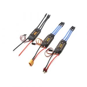 Contr&ocirc;leur &eacute;lectronique de vitesse ESC 2-4S 40A sans brosse avec t&ecirc;te de banane 5V 3A BEC 3.5MM (fiche XT60)