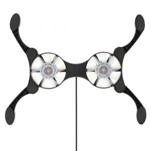 "Mini Portable Pliable USB Double Ventilateur Refroidisseur Pad pour Ordinateur Portable PC 7 ""~ 15"""