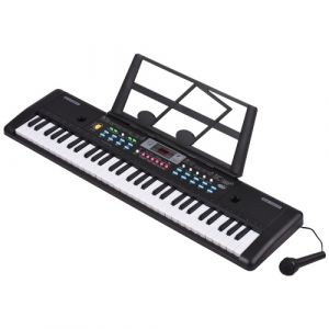 61 cl&eacute;s USB Orgue &eacute;lectronique Enfants Piano &eacute;lectrique avec microphone