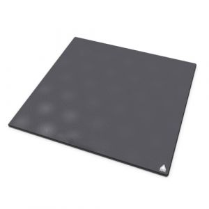 Lit en verre trempé Creality pour plate-forme d'imprimante 3D Surface de construction de plaque de verre chauffante 220*220mm avec 4 clips en verre 4mm Ultrabase pour imprimante 3D CR-X/CR-10S Pro/CR-10S Pro V2/CR-10 V2