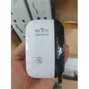 R&eacute;p&eacute;teur WiFi 300M Amplificateur de signal sans fil 7 voyants lumineux Extension de port&eacute;e WiFi avec port Ethernet Configuration simple Relais/AP 2 modes de fonctionnement Extension de signal WiFi portable