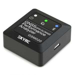 Analyseur de performances SKYRC GNSS GSM020 pour hélicoptère de voiture RC Drone de course FPV Mesure de la force G / vitesse maximale / vitesse moyenne / distance / vitesse élevée et verticale GPS compteur de vitesse jouet RC